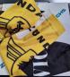 Preview: Zündapp Herren-Motorradsocken im Retro "Zündapp-Service" Designschild Gr. 38-46